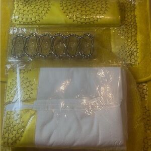 19 PCS Luxury Shower Curtain Set Multi Color Bath Set w/ Hooks.